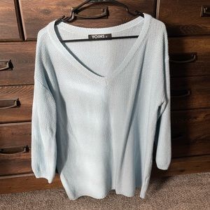 Baby blue sweater